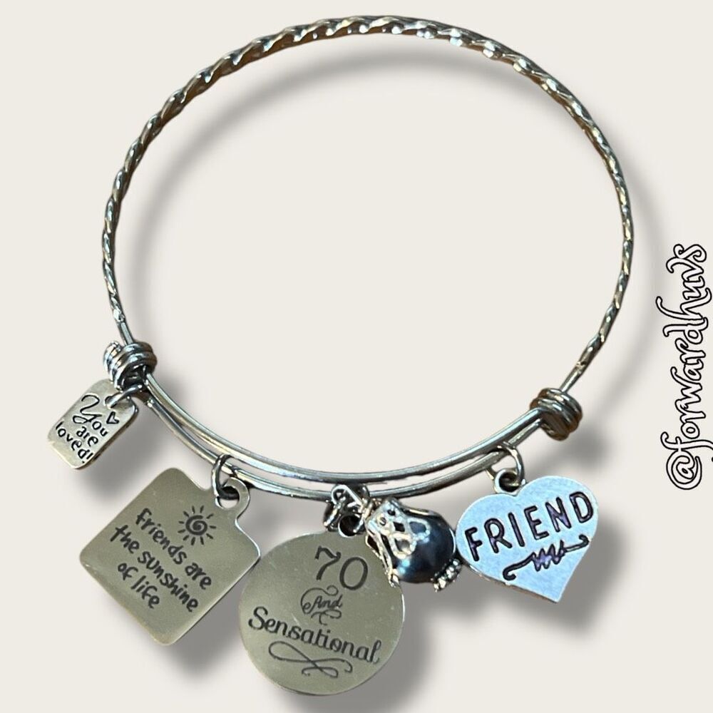 Bundle Sale 3 for $15 | Silver Tone Charm Bracelet